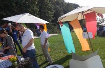 eveniment companie la piscina, teambuilding la piscina la padure, teambuilding la padure si piscina, eveniment corporate la TreeHOus eALgoon, organizator Ascendis